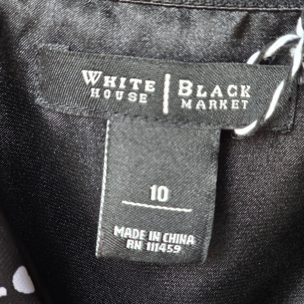 White House Black Market Satiny Spaghetti Strap Blouse - Picture 10 of 10